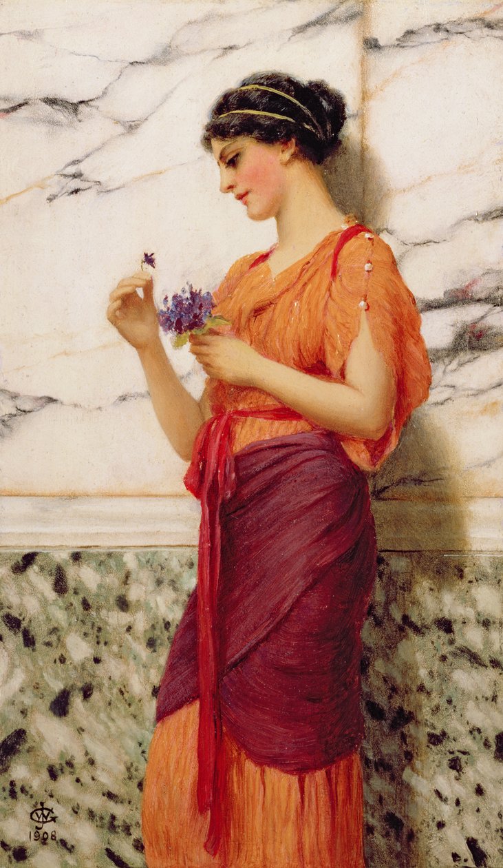 Fiołki, 1908 autorstwa John William Godward