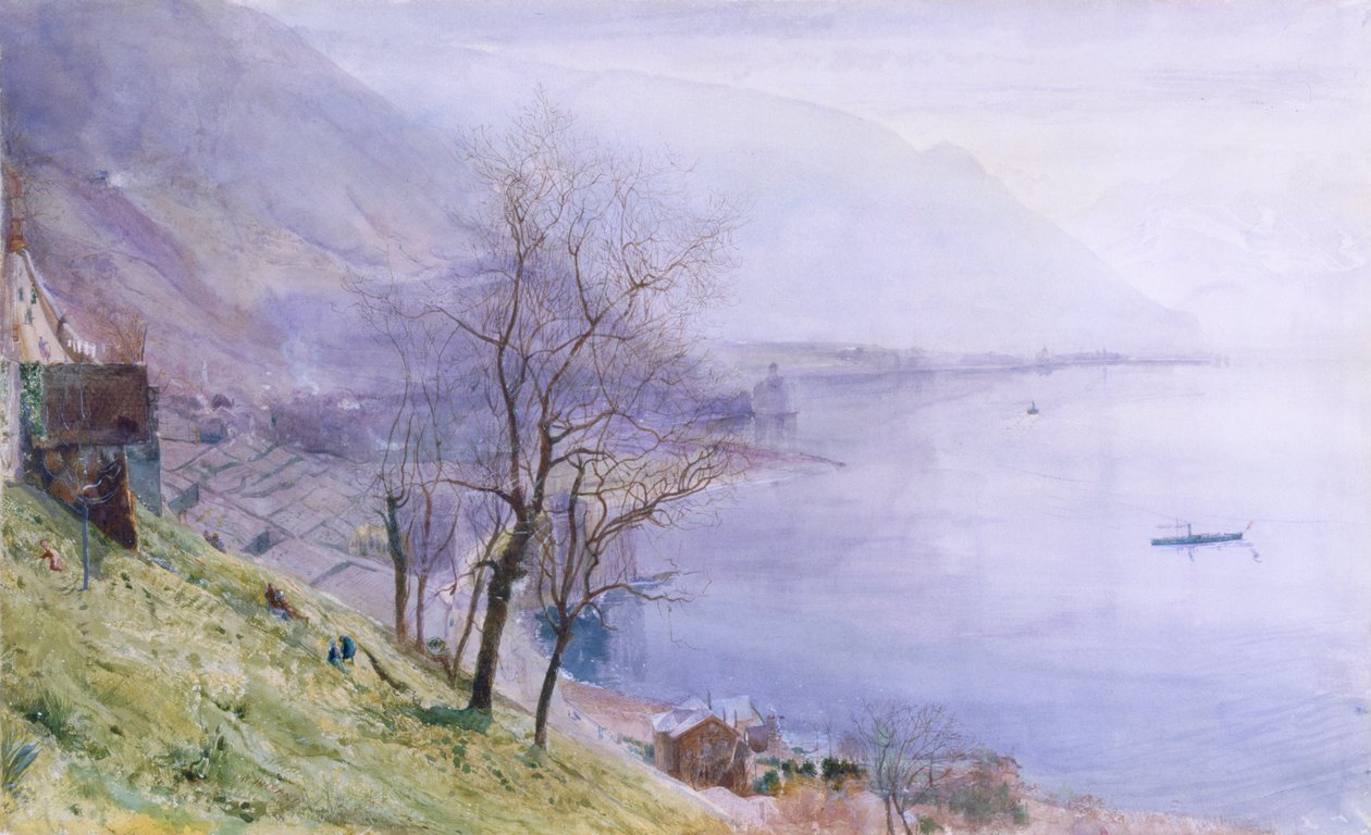 Powyżej Montreux autorstwa John William Inchbold
