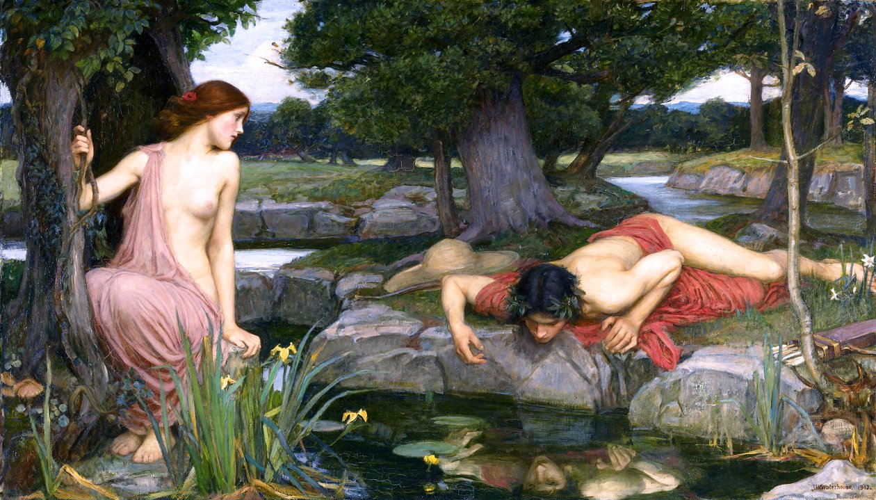Echo i Narcyz – John William Waterhouse autorstwa John William Waterhouse