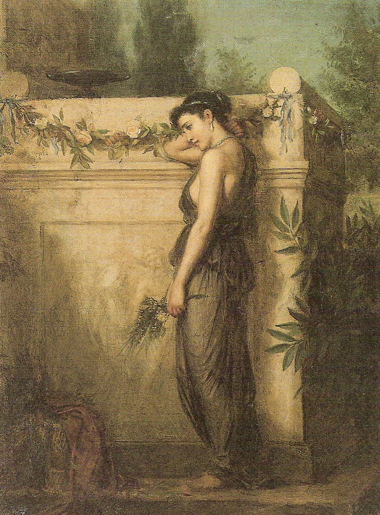 Odszedł, ale nie został zapomniany autorstwa John William Waterhouse