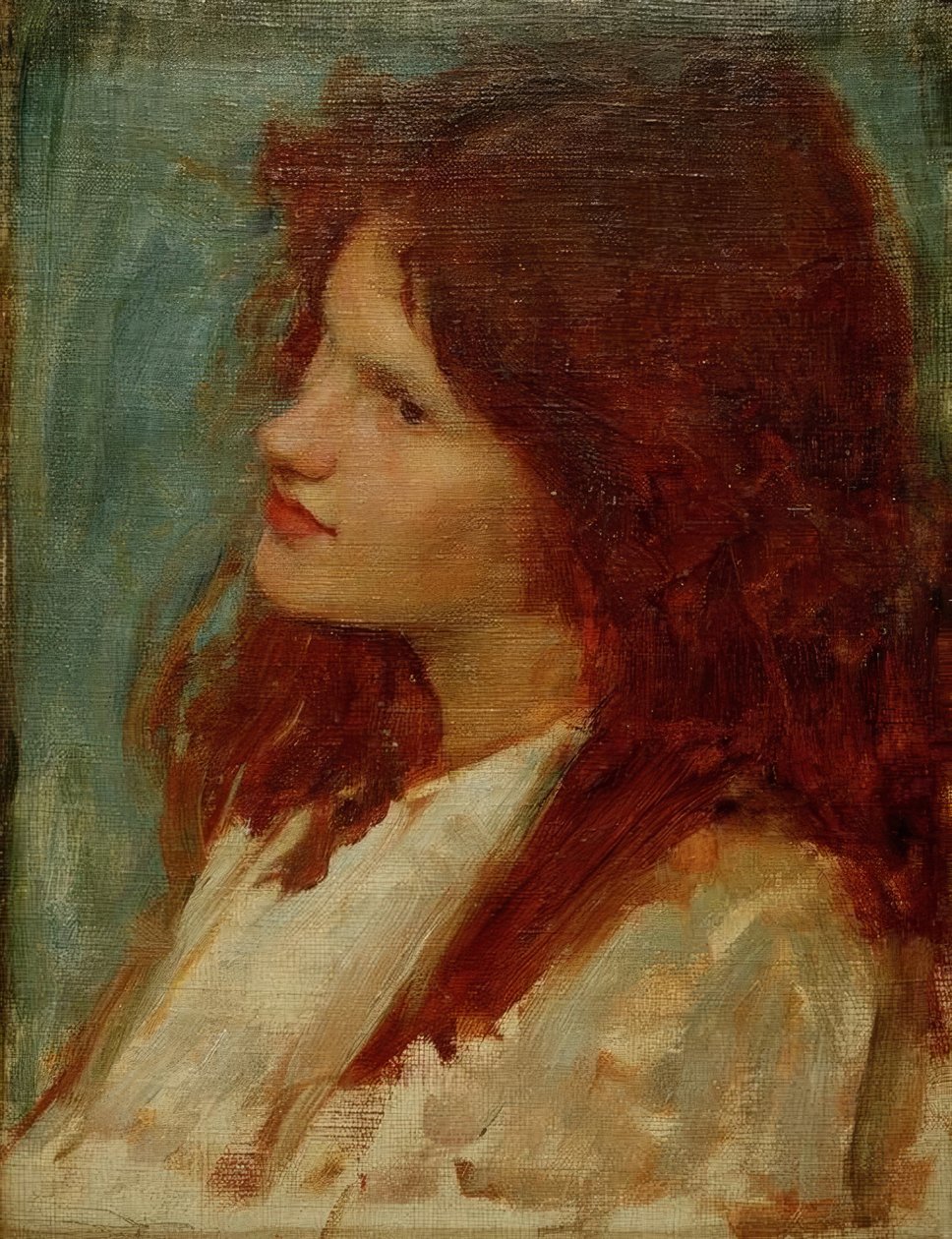 Głowa dziewczyny autorstwa John William Waterhouse