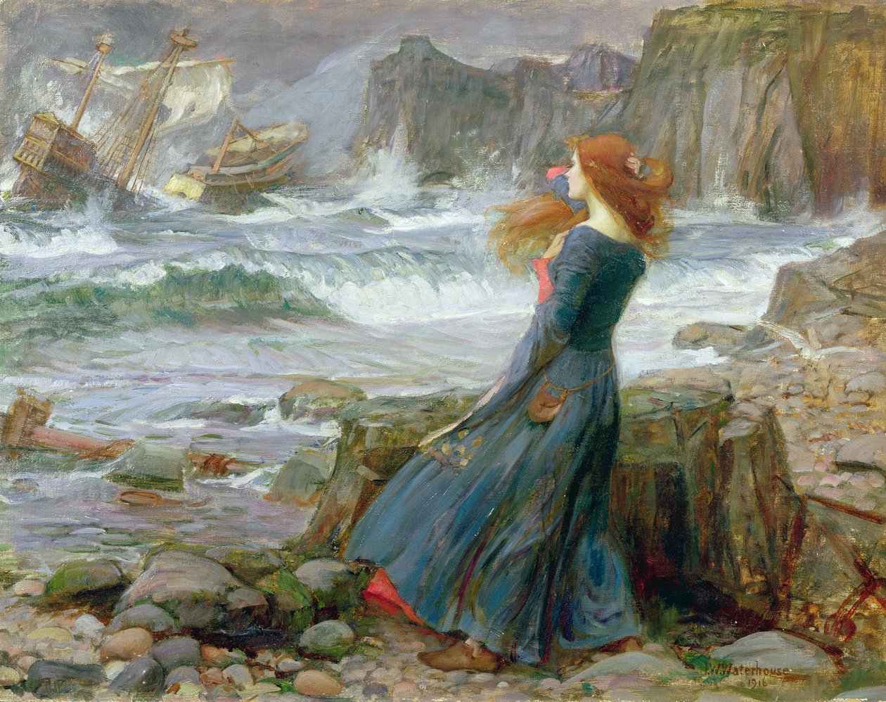 Miranda, 1916 autorstwa John William Waterhouse