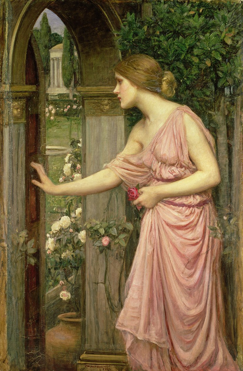 Psyche wkraczające do Ogrodu Kupidyna, 1903 autorstwa John William Waterhouse