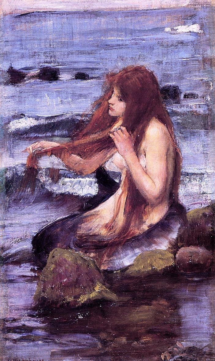 Szkic do syrenki autorstwa John William Waterhouse