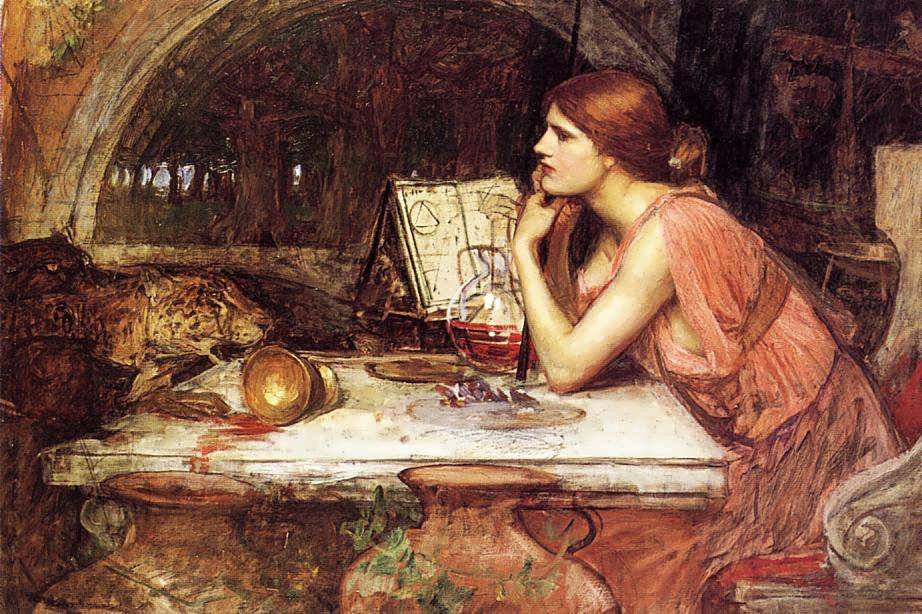 Szkic Circe autorstwa John William Waterhouse