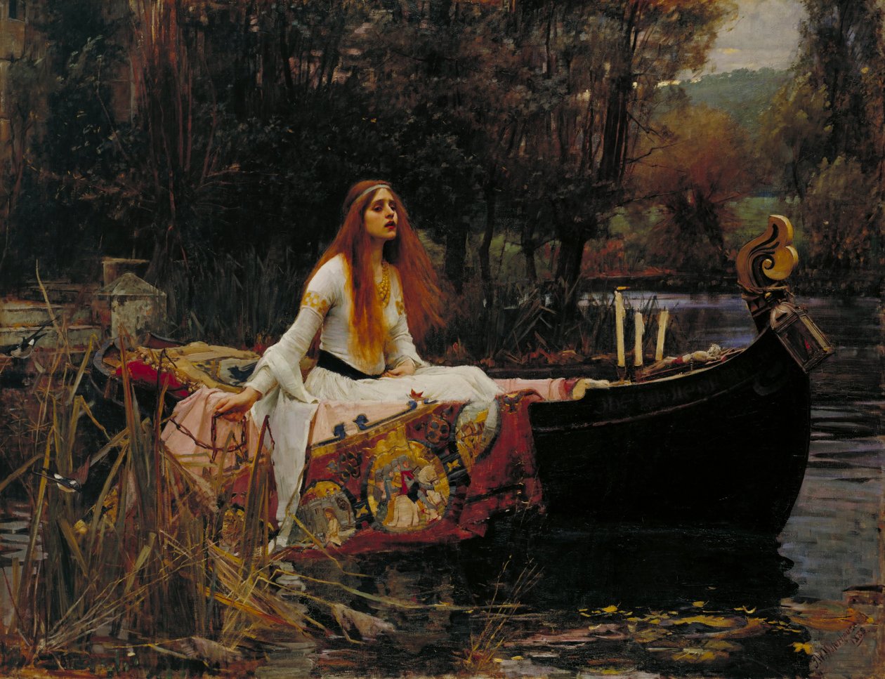 Dama z Shalott autorstwa John William Waterhouse