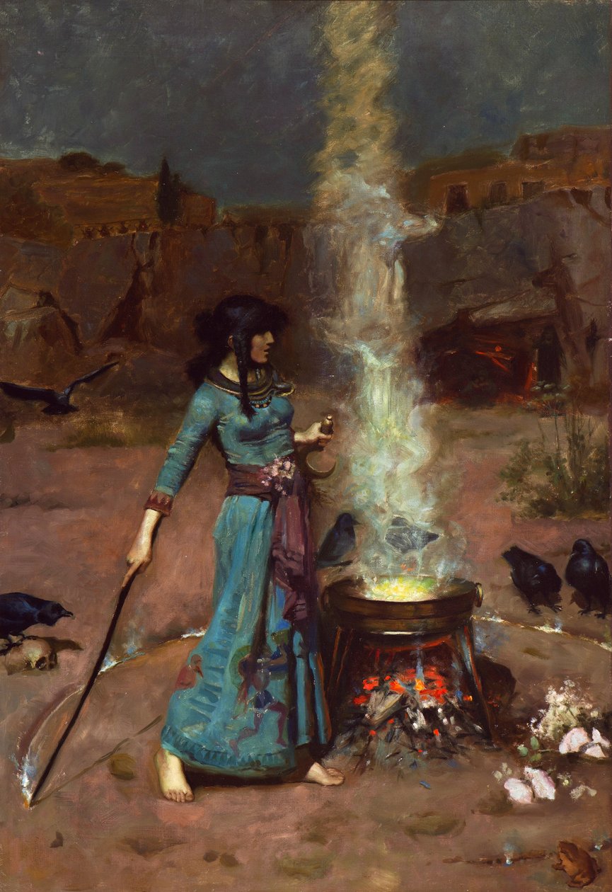Magiczny krąg autorstwa John William Waterhouse