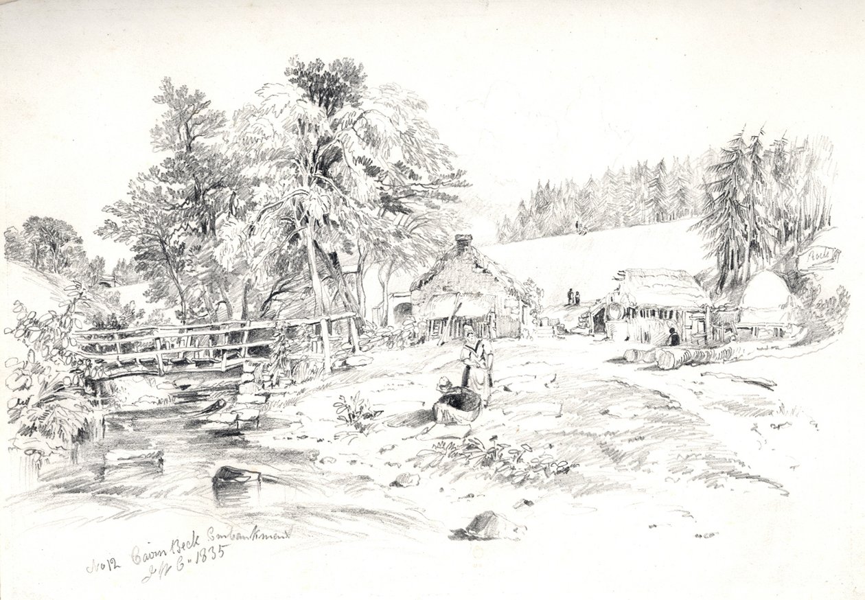 Cairn Beck Embankment, 1835 autorstwa John Wilson Carmichael