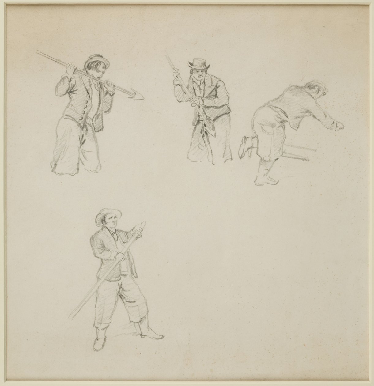 Badania figur autorstwa John Wilson Carmichael