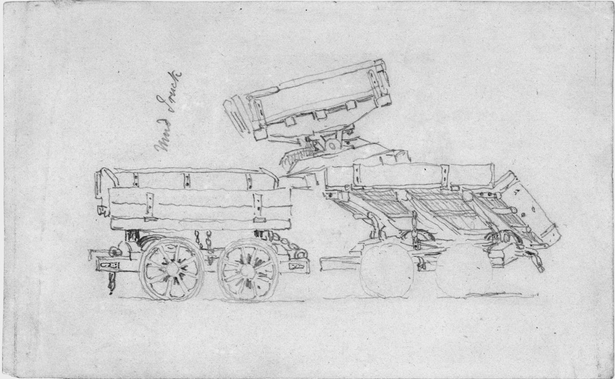 Błotniki (ołówek na papierze (szary)) autorstwa John Wilson Carmichael