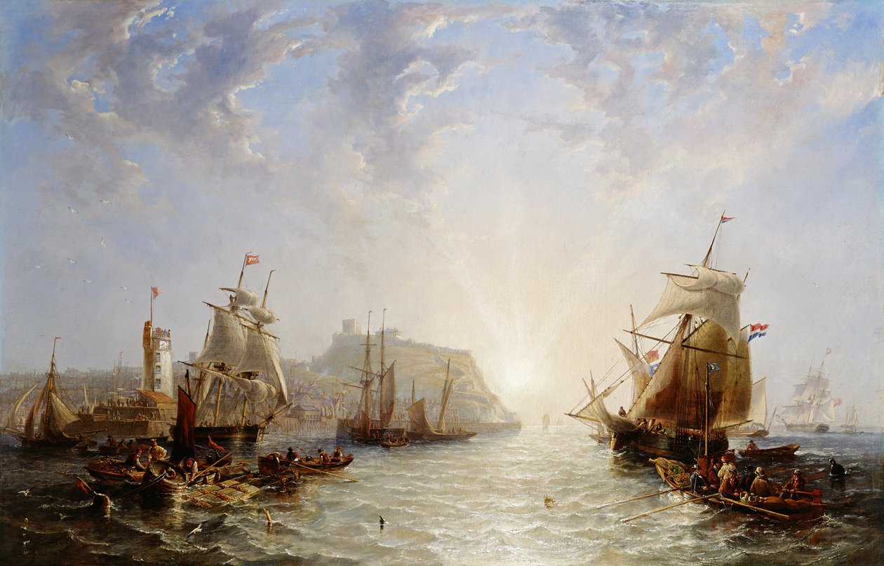 Wysyłka ze Scarborough, 1845 autorstwa John Wilson Carmichael