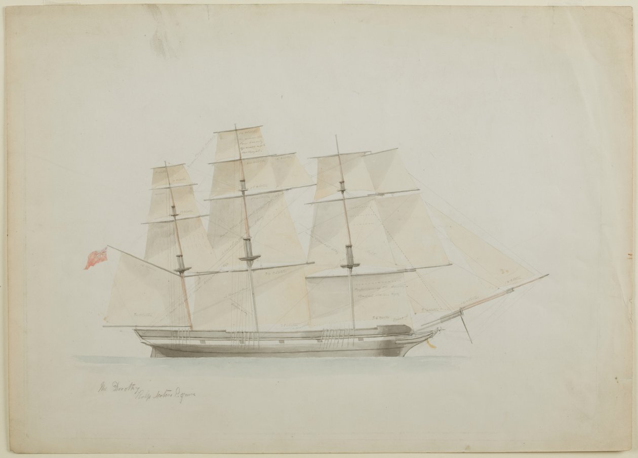 Dorota (ołówek i akwarela na papierze) autorstwa John Wilson Carmichael