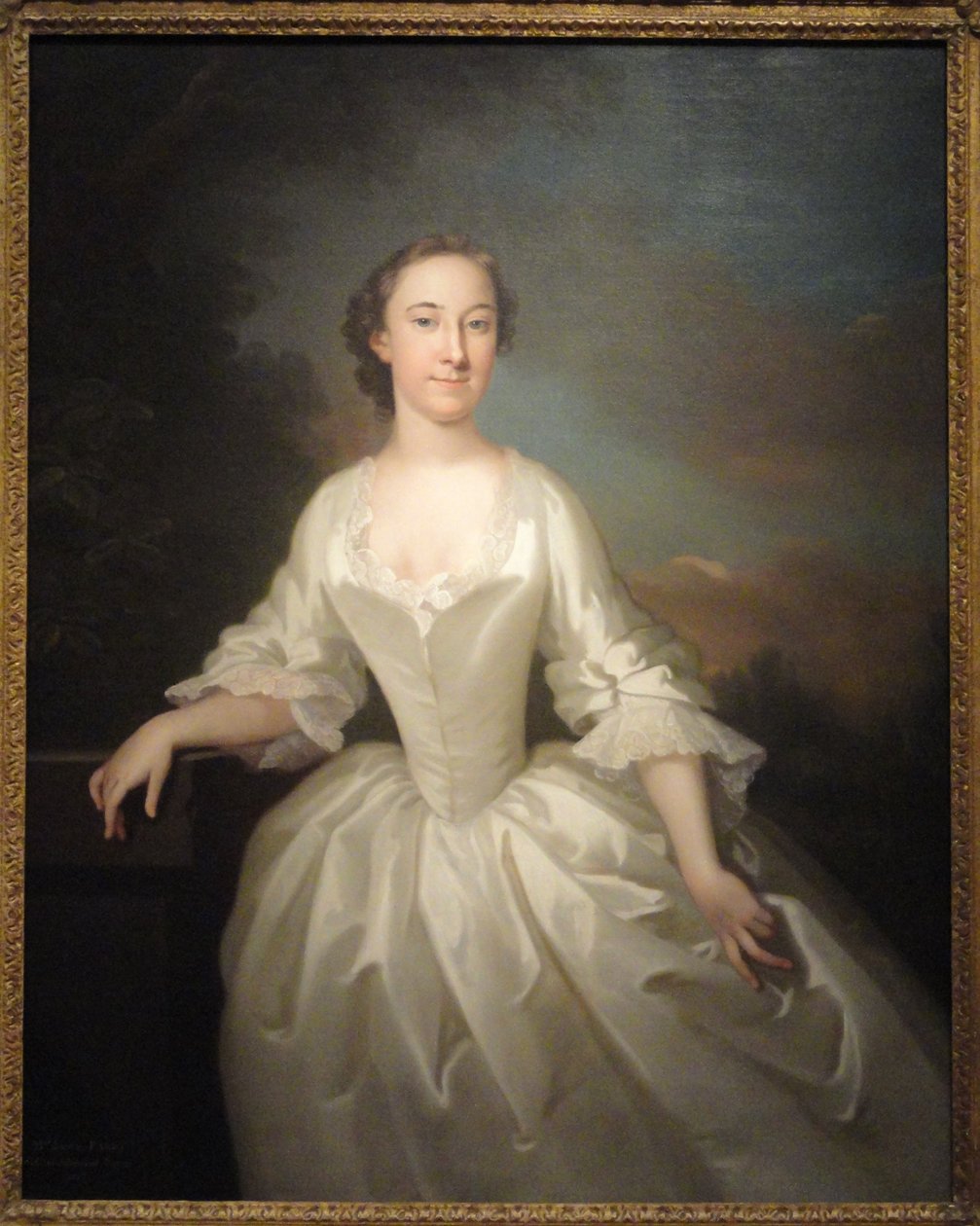 Portret Lucy Parry, żony admirała Parry autorstwa John Wollaston