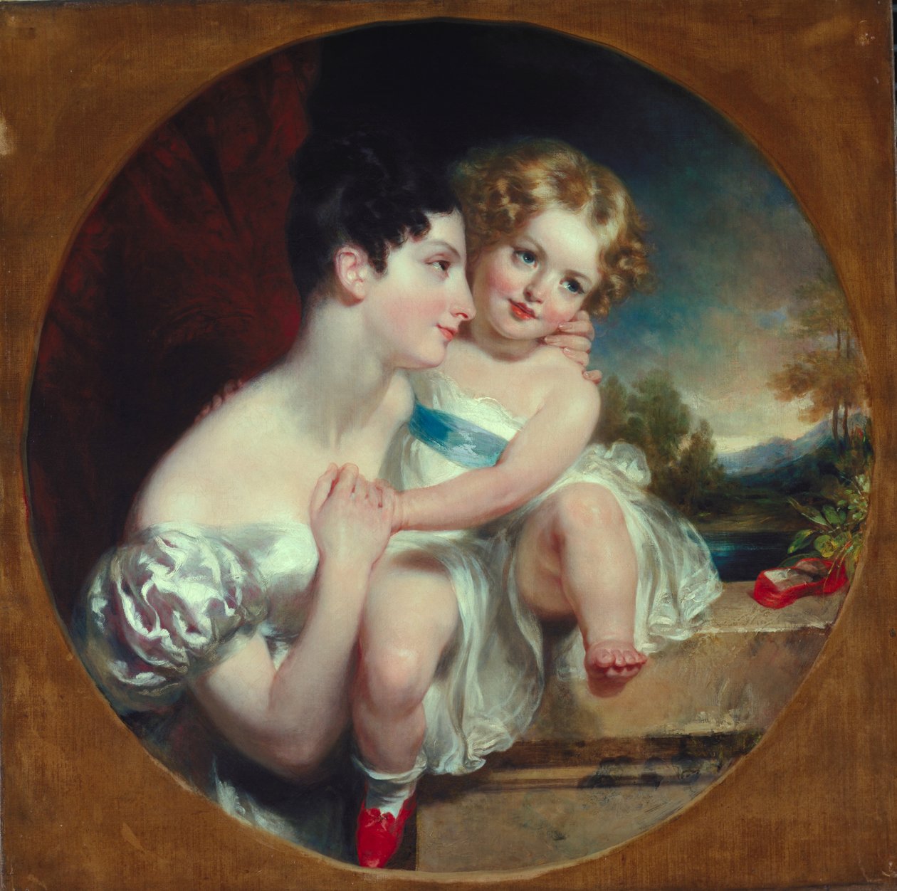 Matka i dziecko, ok. 1840-45 autorstwa John Wood