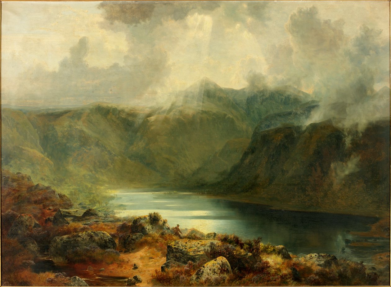Loch Muick, Aberdeenshire, 1867 autorstwa John Wright Oakes