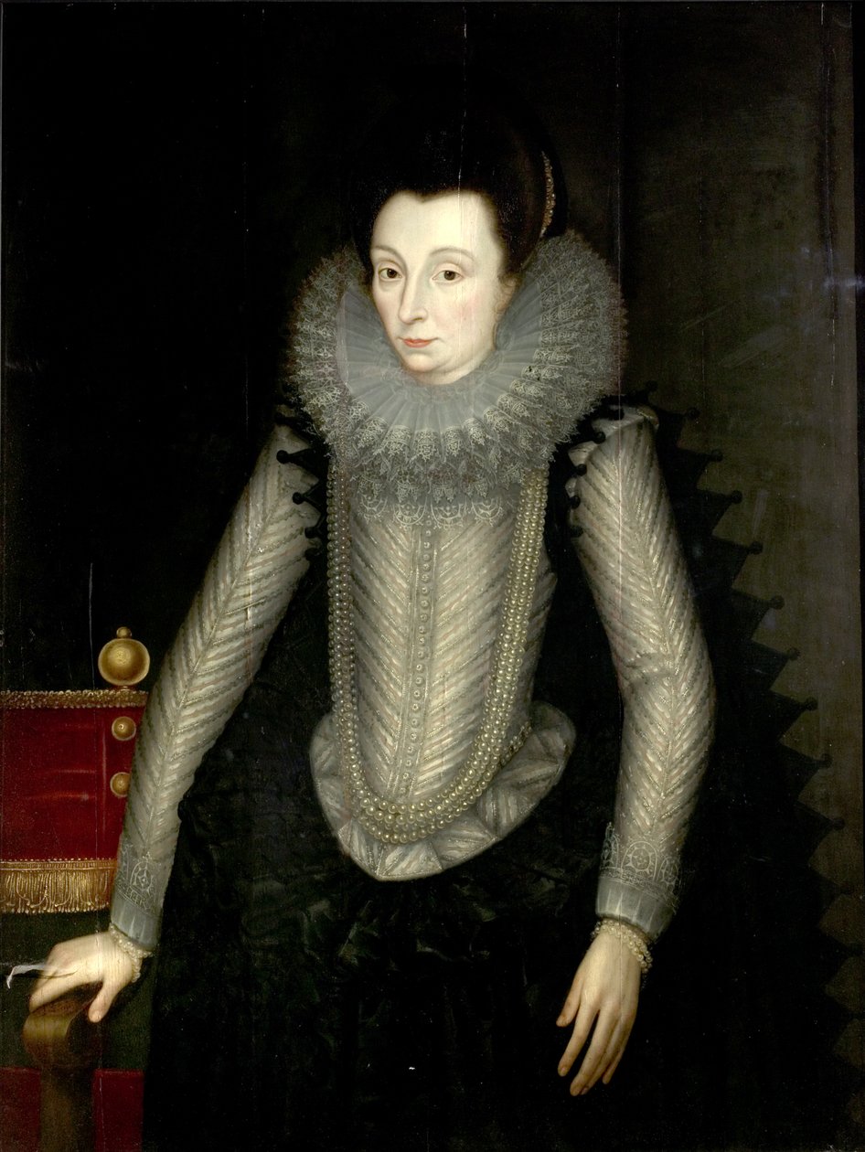 Portret damy zwanej hrabiną Nottingham, 1600-05 autorstwa John de, the Younger Critz