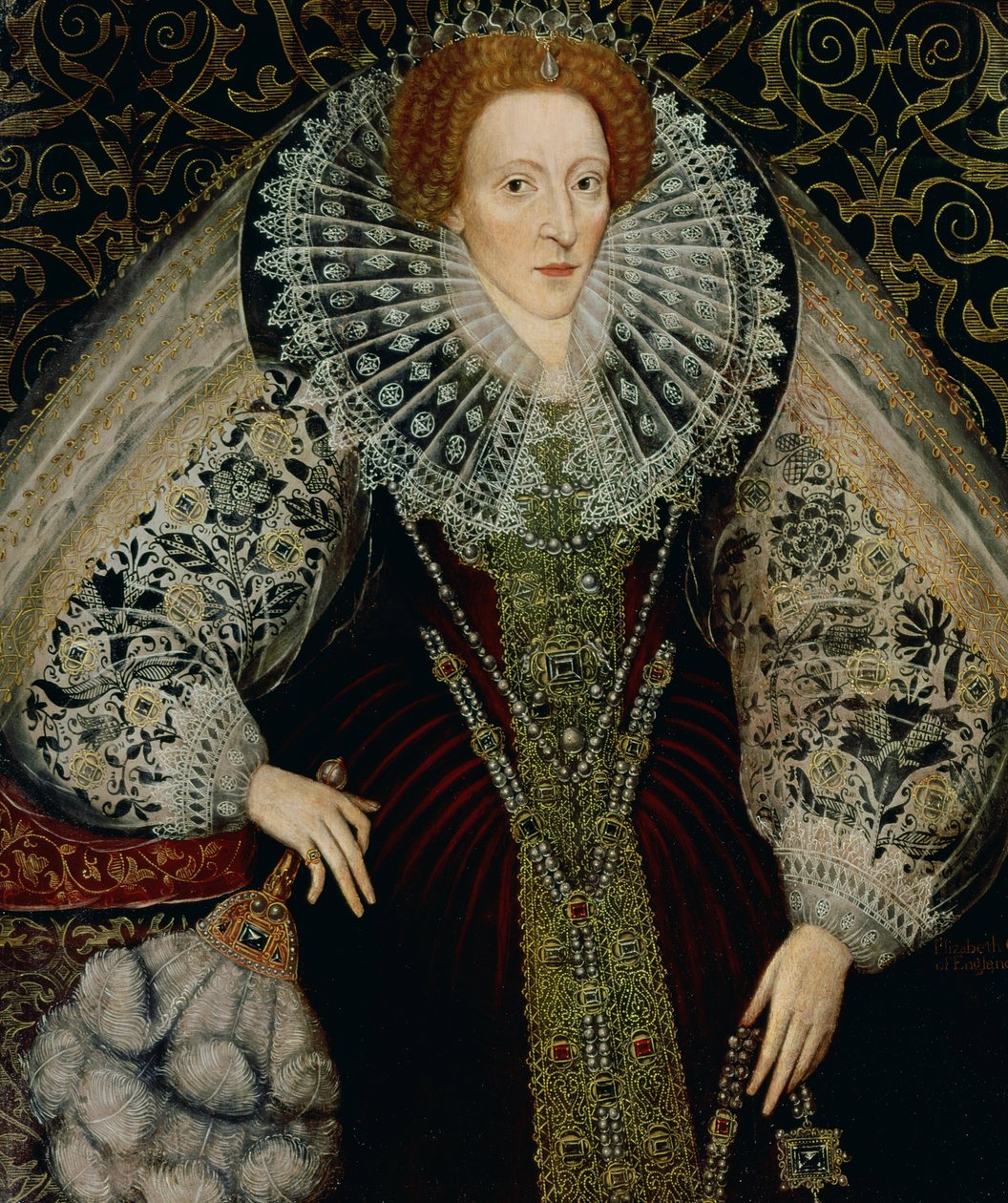 Królowa Elżbieta I, c.1585-90 (panel) autorstwa John Bettes the Younger
