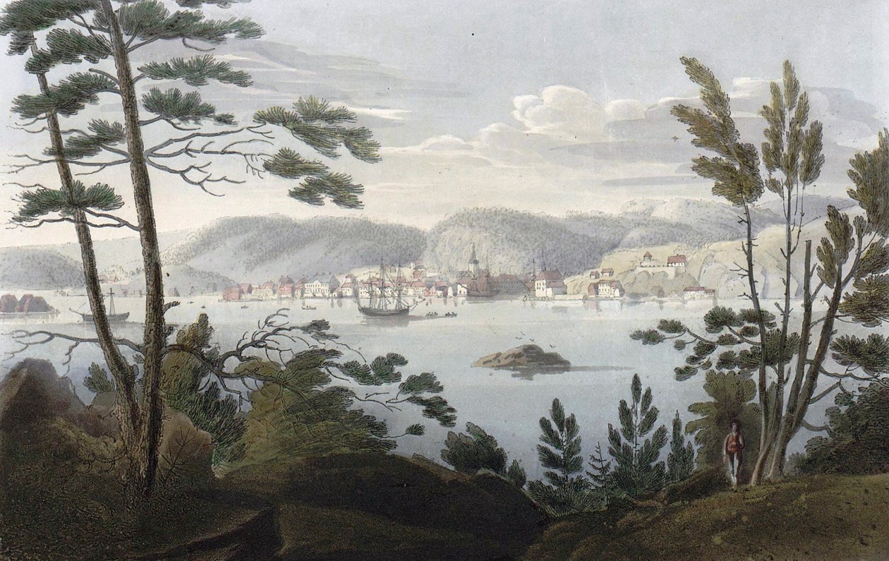 Arendal z Tromöe autorstwa John william Edy