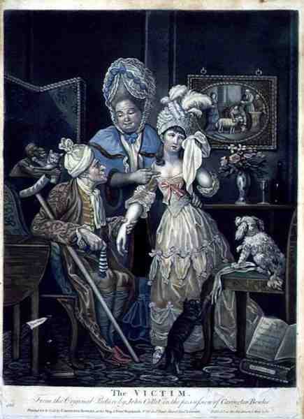 Ofiara, wyd. przez Carington Bowles (1744-93) autorstwa John (after) Collet