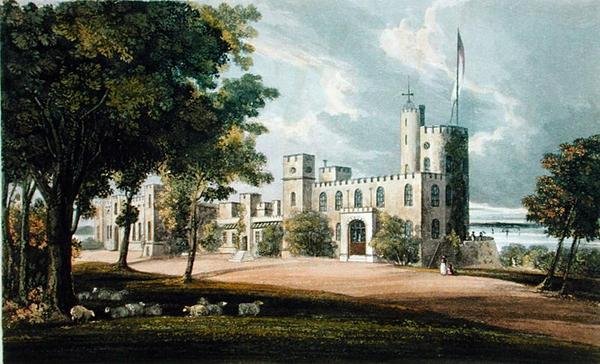 Norris, z „Repozytorium Sztuki” Ackermanna, wydana ok. 1826 r. (litografia kolorowa) autorstwa John (after) Gendall