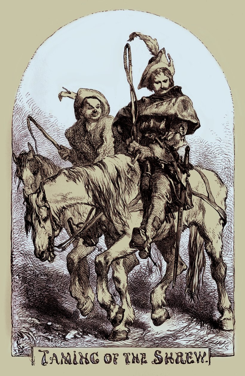 Poskromienie złośnicy autorstwa John (after) Gilbert