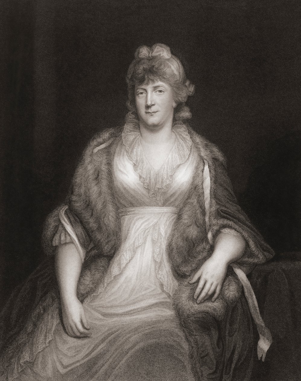 Księżniczka Wilhelmina Pruska. Portret autorstwa John (after) Hoppner