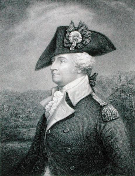 Generał brygady Anthony Wayne (1745-96) rytowany przez Johna Francisa Eugene