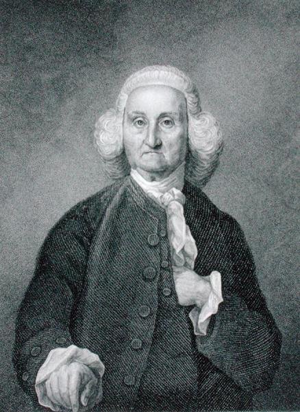 Jonathan Trumbull (1710-85) grawerowany przez E. Mackenzie (grafika) autorstwa John (after) Trumbull