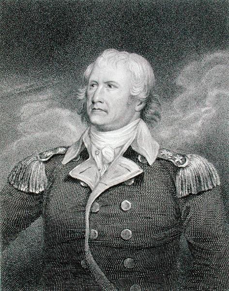Generał dywizji William Moultrie (1730-1805) grawerowany przez Edwarda Scrivena (1775-1841) (grafika) autorstwa John (after) Trumbull