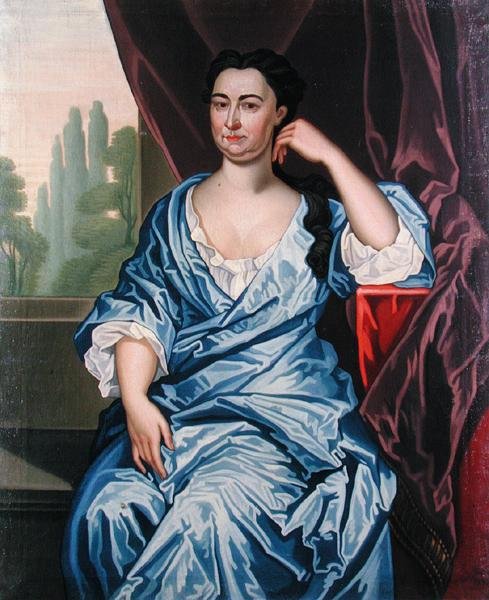 Pani Kiliaen Van Rensselaer (Maria Van Cortlandt), ok. 1730 (olej na płótnie) autorstwa John (attr.) Watson