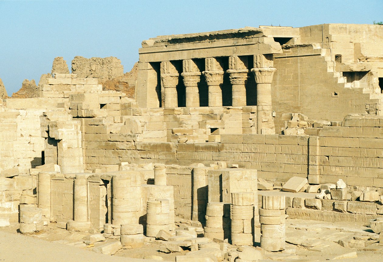 Egipt, Dandara (Dendera), Świątynia Hathor autorstwa Walter Charles Mills