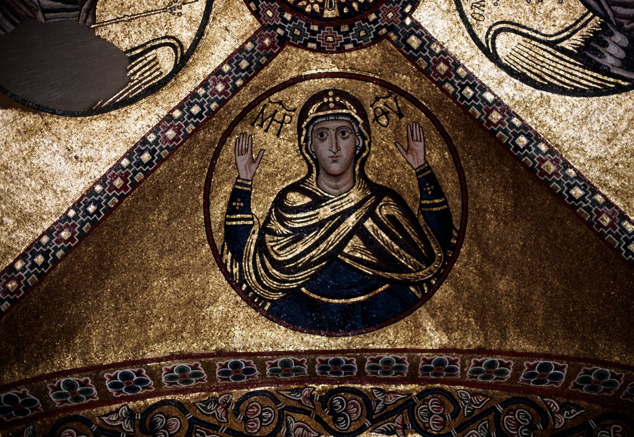 Mozaika Katolikon (Catholicon), klasztor Hosios Loukas (Lista Światowego Dziedzictwa UNESCO) autorstwa Walter Charles Mills