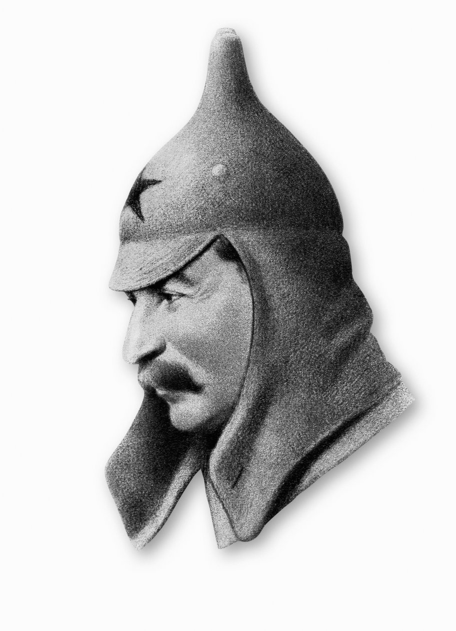 Portret Josifa Wissarionowicza Dżugaszwili zwanego Stalinem (1878-1953), rosyjskiego polityka autorstwa Walter Charles Mills