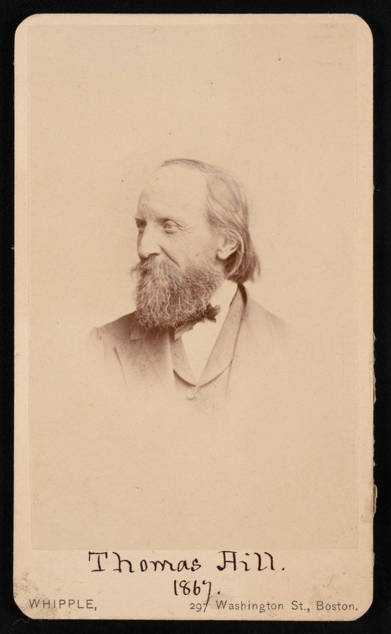 Portret Thomasa Hilla 1818-1891, 1867. autorstwa John Adams Whipple