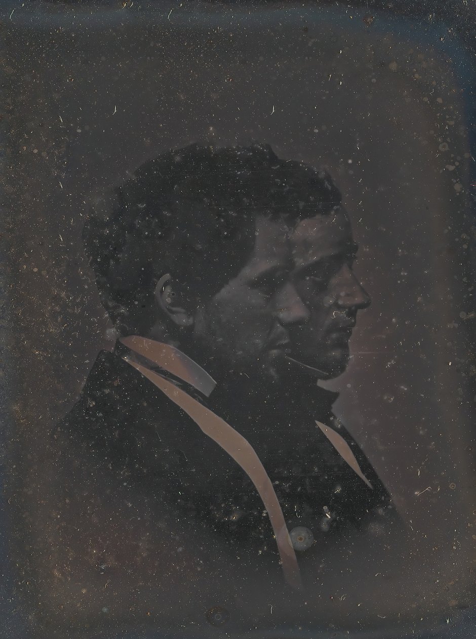 Autoportret z bratem artysty, lata 40. XIX wieku. autorstwa John Adams Whipple