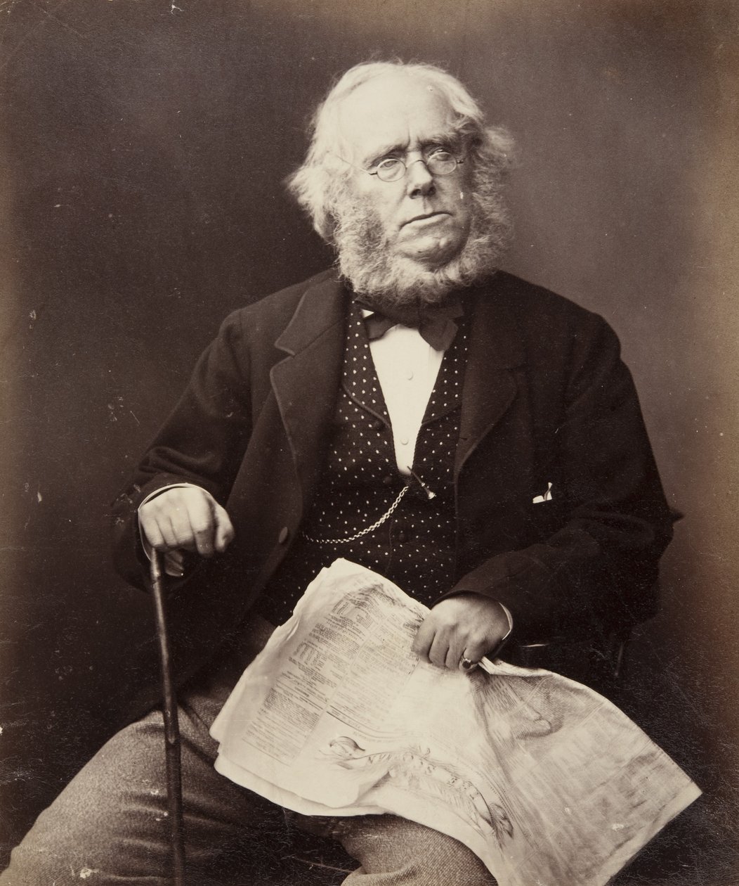 Pan James Playfair, Glasgow, 1855 autorstwa John Adamson
