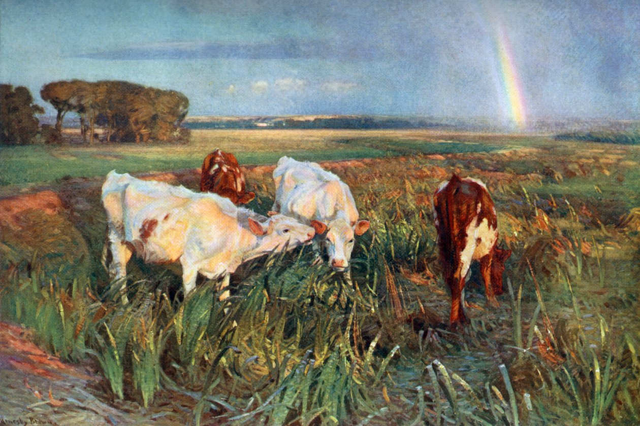 „Brzeg rzeki”, 1902, 1912. autorstwa John Alfred Arnesby Brown