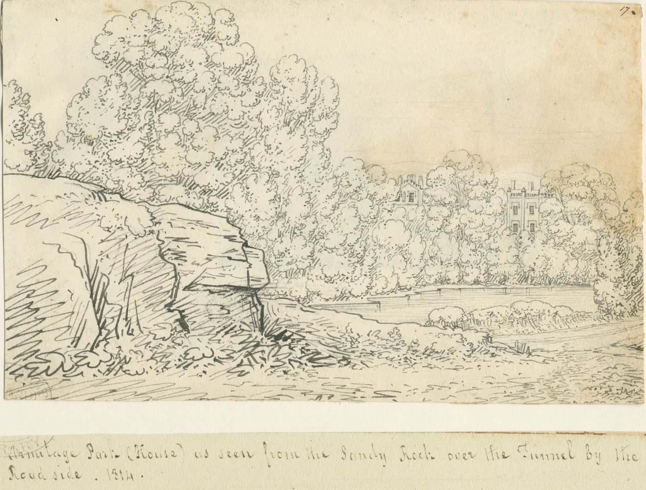Armitage Park: rysunek piórem autorstwa John Allport