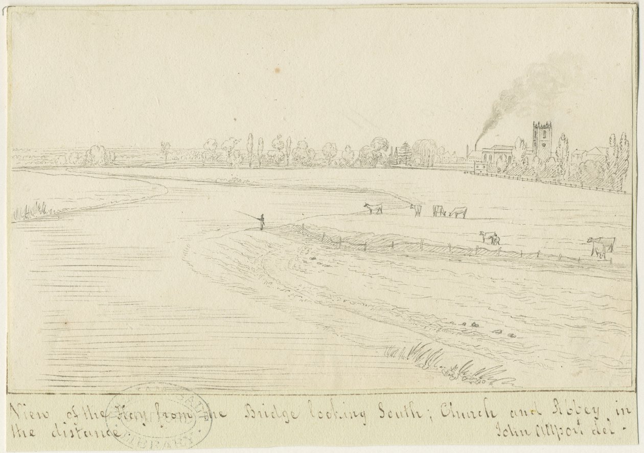 Burton-upon-Trent: rysunek piórem i tuszem, bd [1799-1854] (rysunek) autorstwa John Allport