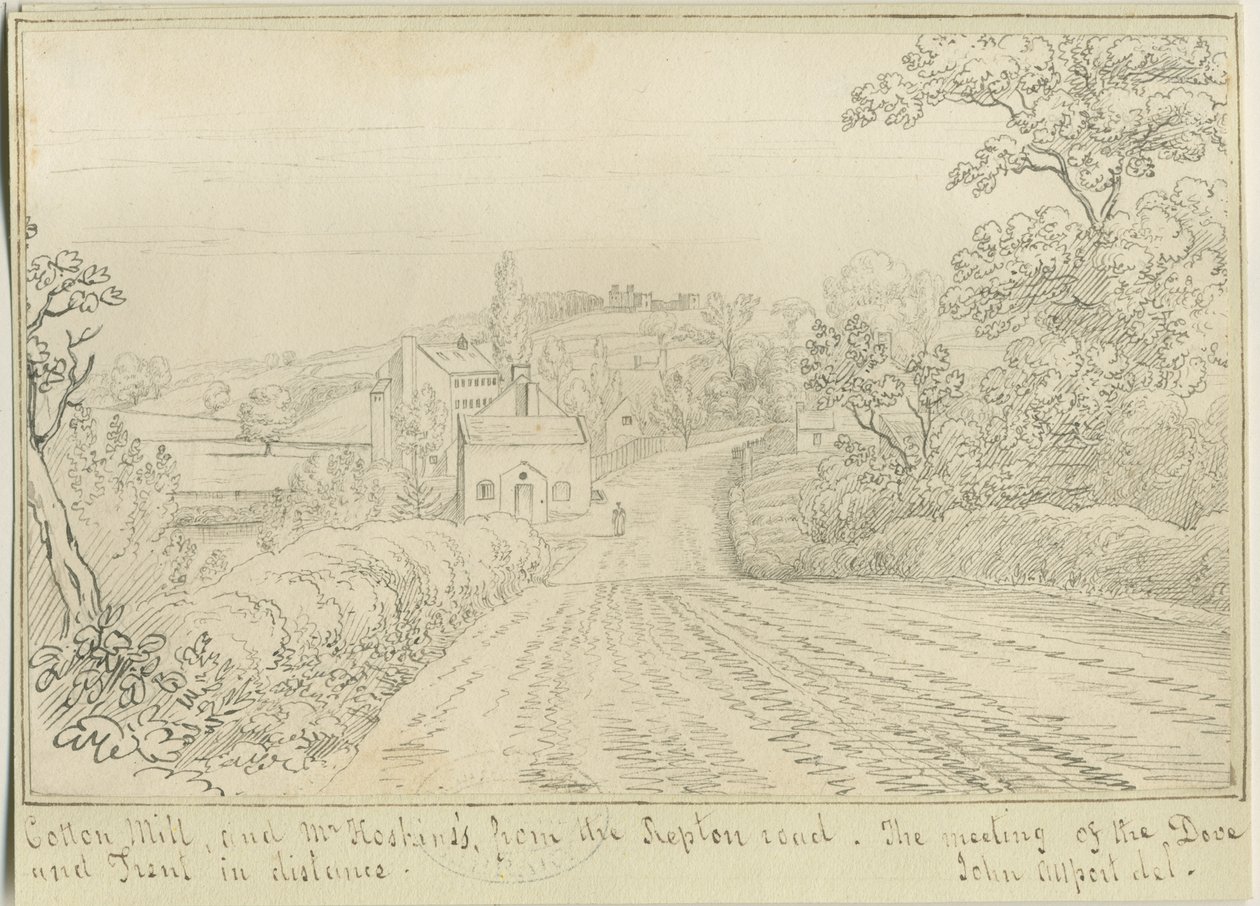 Burton-upon-Trent: rysunek piórem i tuszem, bd [1799-1854] (rysunek) autorstwa John Allport