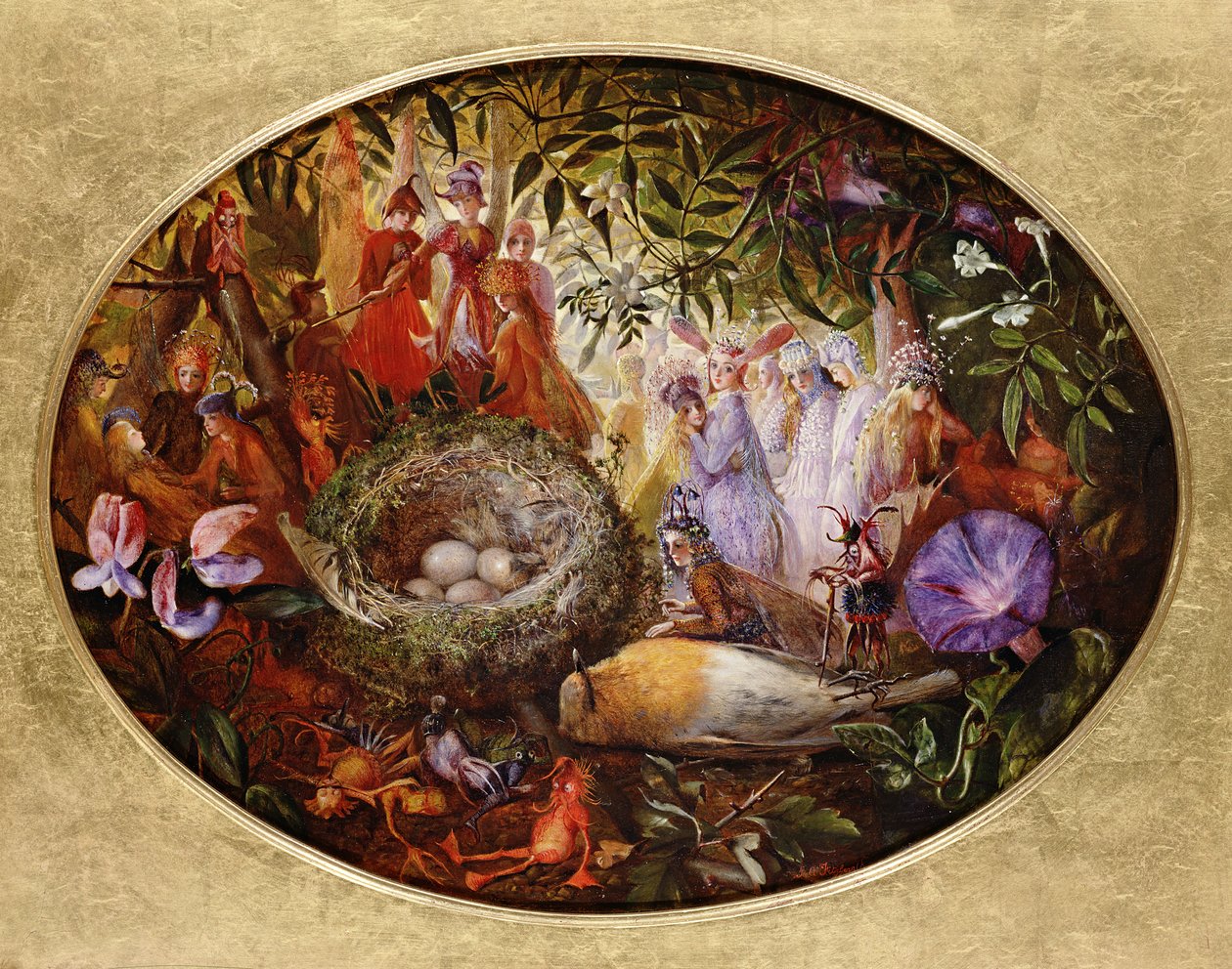 Śmierć Koguta Robina autorstwa John Anster Fitzgerald