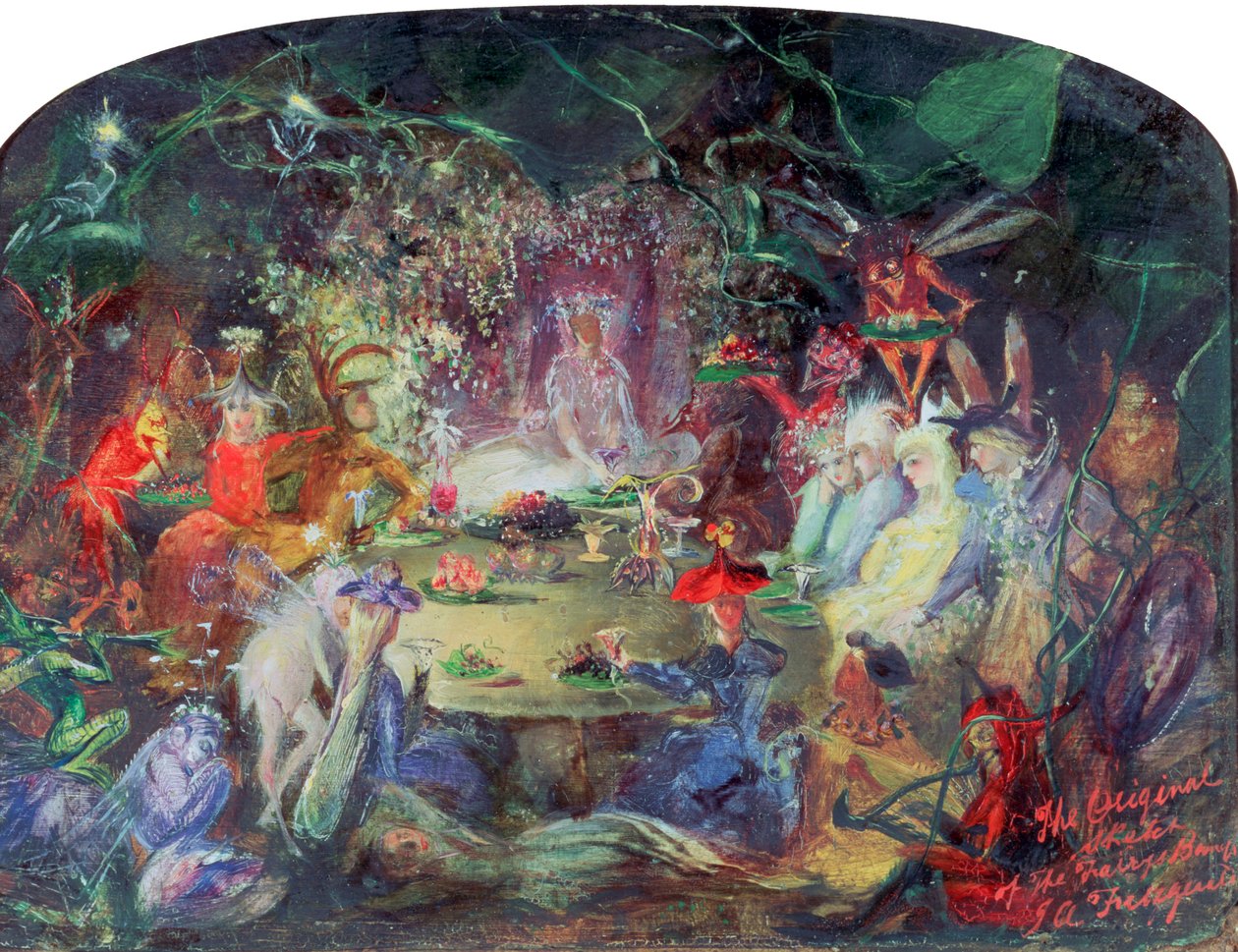 Bankiet Wróżek, 1832-1906 autorstwa John Anster Fitzgerald