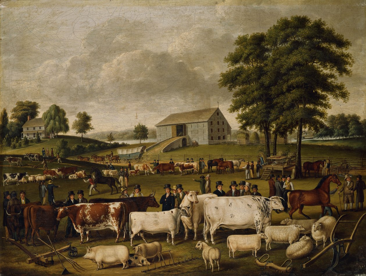 Targi wiejskie w Pensylwanii, 1824 autorstwa John Archibald Woodside