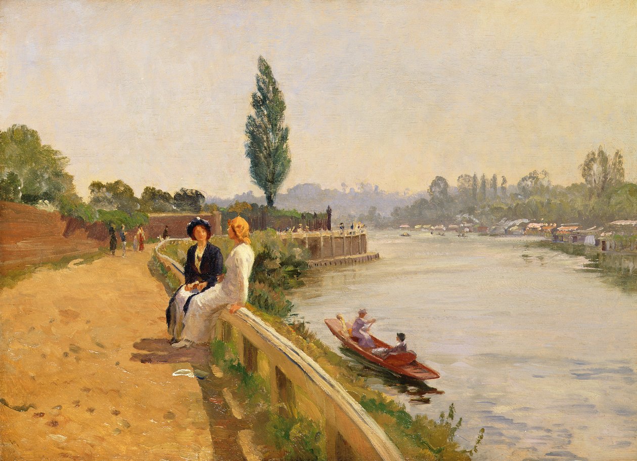 Tamiza w Hampton Court autorstwa John Arthur Black