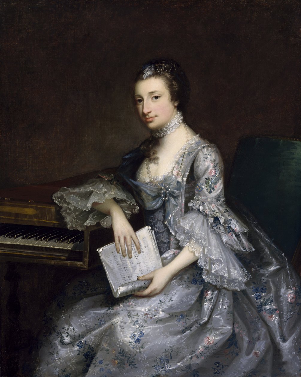 Sarah Harding, 1730-87 autorstwa John Astley