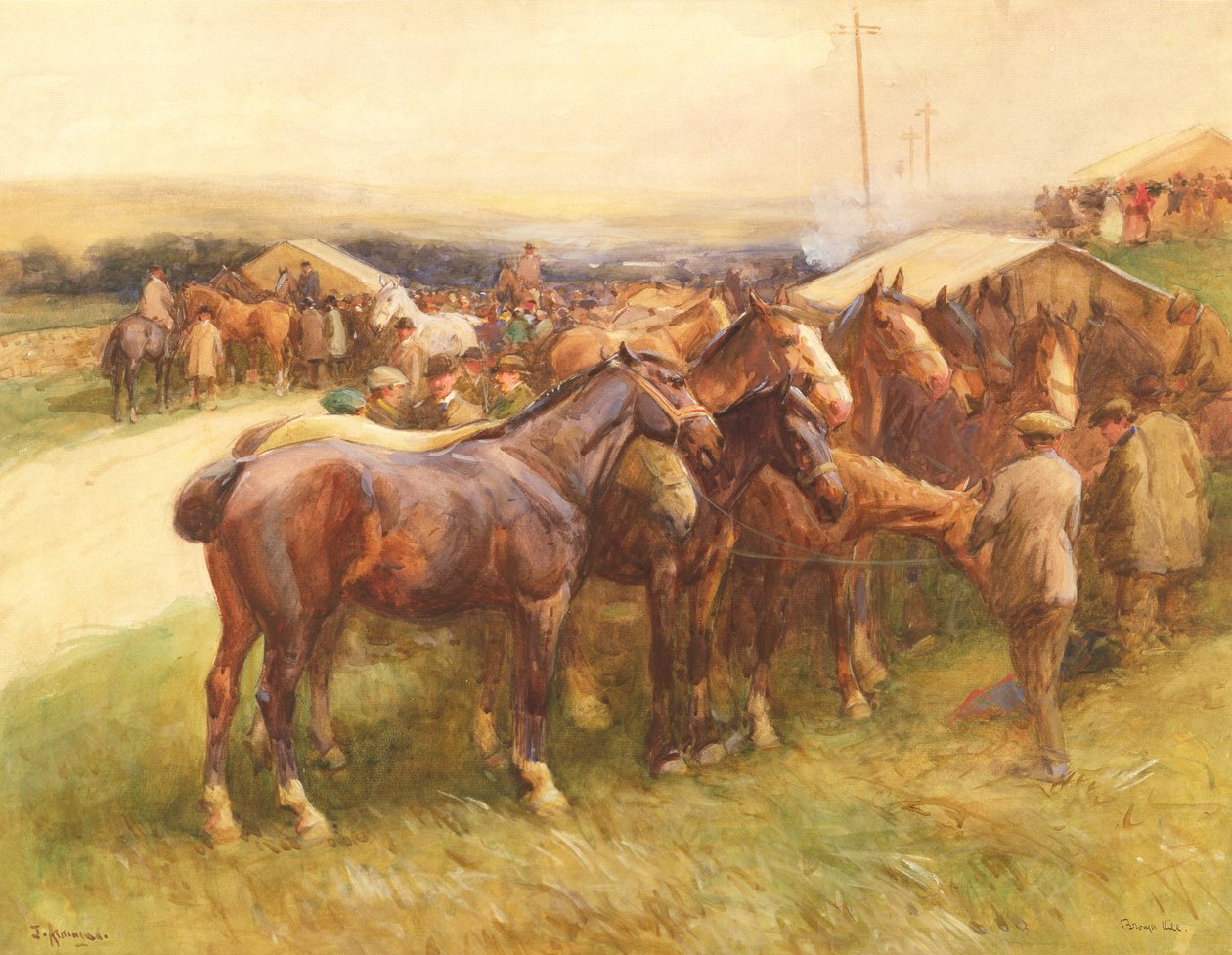 Brough Hill autorstwa John Atkinson