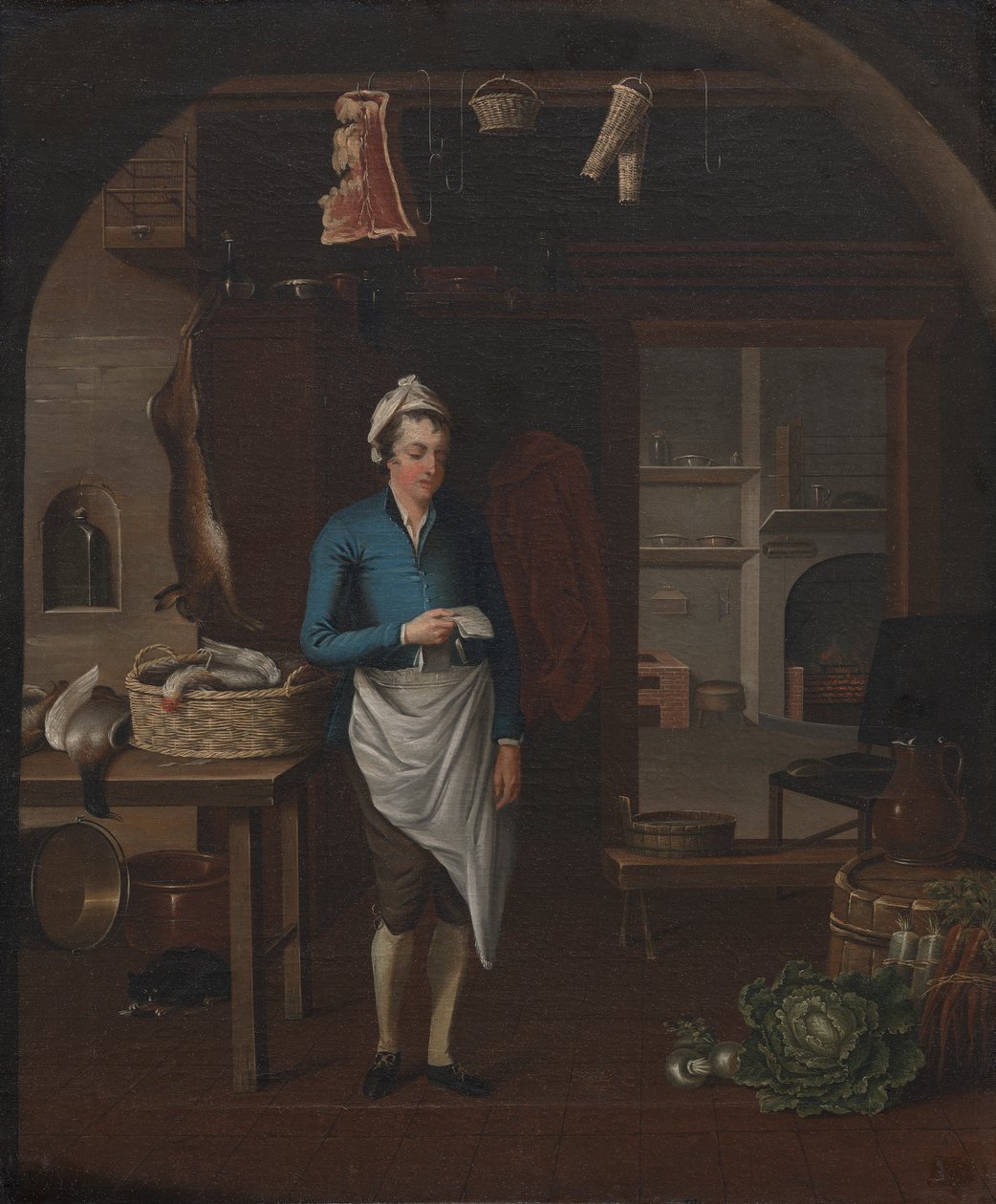 Scena kuchenna autorstwa John Atkinson