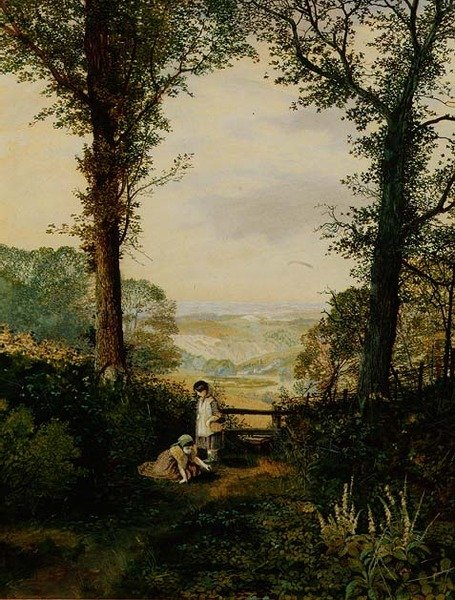 Dolina Burnsall, Wharfedale autorstwa John Atkinson Grimshaw