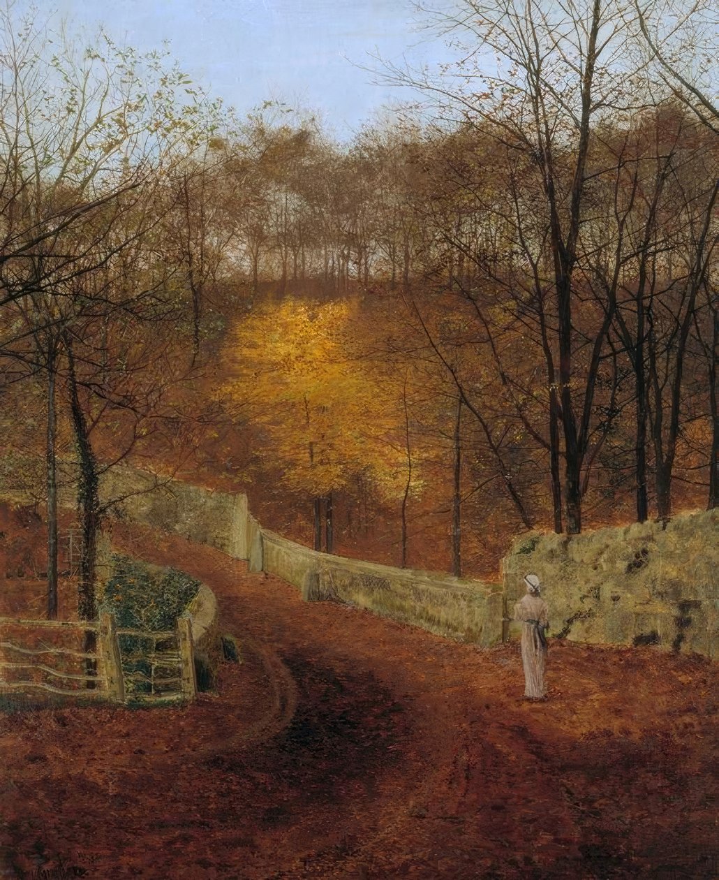 Jesień autorstwa John Atkinson Grimshaw