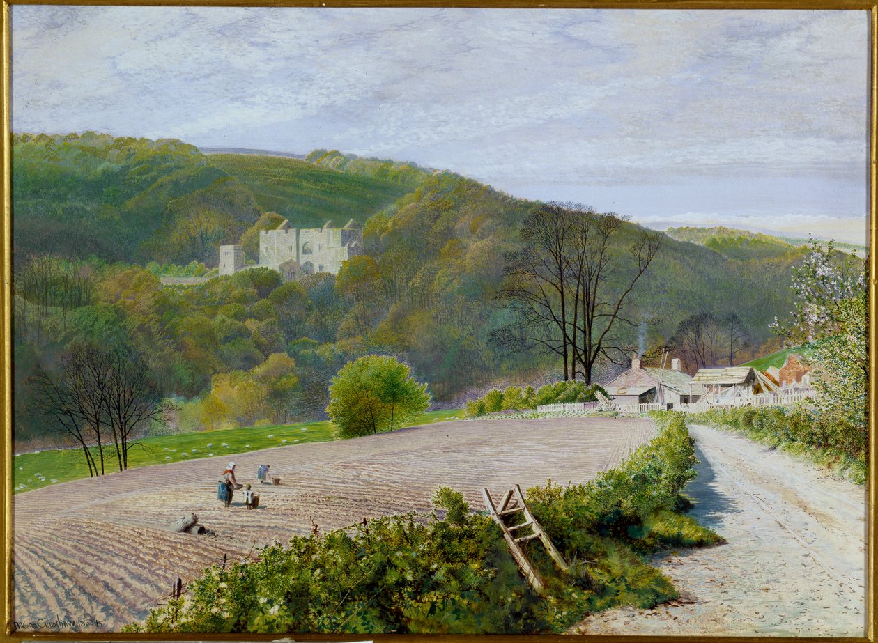 Barden Tower of the River Wharfe, Yorkshire autorstwa John Atkinson Grimshaw